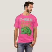 おもしろい糖尿病Tレックス食べmy膵臓動揺して Tシャツ (正面フル)