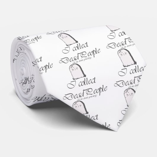 おもしろい系図学コレクト死者 ネクタイ (ロール)