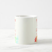 おもしろい系図学DNAのギフトを保テスト与えする コーヒーマグカップ (中央)