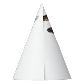 おもしろい紙パーティーハッよくはしゃぐトラフカスタム文字 パーティーハット (裏面)