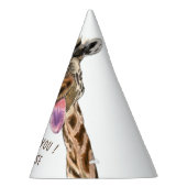 おもしろい紙パーティーハッよくはしゃぐトラフカスタム文字 パーティーハット (右)