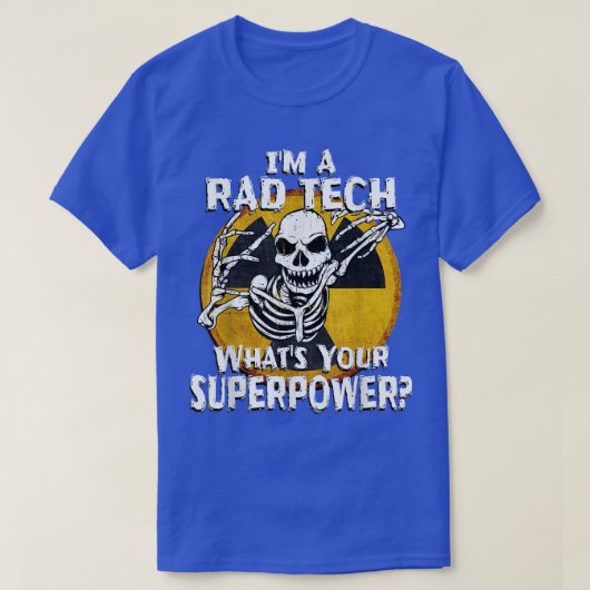 おもしろい素晴らしい技術放射線技師X線技術ギフト Tシャツ (デザイン正面)