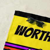 おもしろい素晴らしサメ ビーチタオル (インサイチュ)