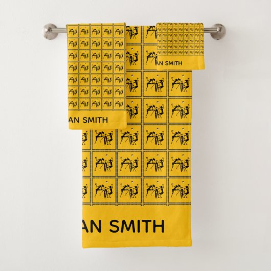 おもしろい素晴らしムーンライトダンスタオル バスタオルセット (インサイチュ)