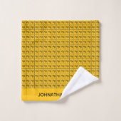 おもしろい素晴らしムーンライトダンスタオル バスタオルセット (ウォッシュタオル)