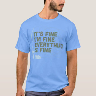 おもしろい素晴らし全て素晴らし魚釣り Tシャツ