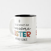 おもしろい素晴らし姉 |姉妹最高のの贈り物 ツートーンマグカップ (正面左)