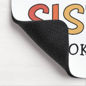 おもしろい素晴らし姉 |姉妹最高のの贈り物 マウスパッド (コーナー)