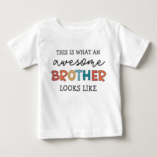 おもしろい素晴らし弟 | Brother 最高の Everの贈り物 ベビーTシャツ (正面)