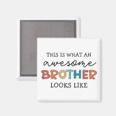 おもしろい素晴らし弟 | Brother 最高の Everの贈り物 マグネット (正面/裏面)