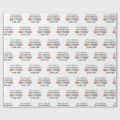 おもしろい素晴らし弟 | Brother 最高の Everの贈り物 ラッピングペーパー (フラット)