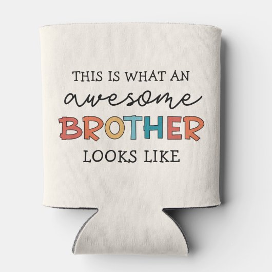 おもしろい素晴らし弟 | Brother 最高の Everの贈り物 缶クーラー (裏面)