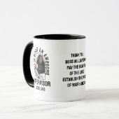 おもしろい素晴らし監督者が写真協力者に見える マグカップ (正面左)