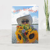 おもしろい素晴らし誕生日グリーティングカード！ カード (正面)