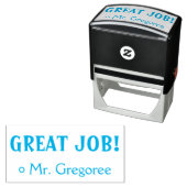 おもしろい素晴らし「仕事！」 教育者のゴム印 セルフインキングスタンプ (インサイチュ)