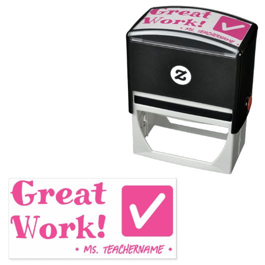 おもしろい素晴らし「働け！」 ターターゴム印 セルフインキングスタンプ (インサイチュ)