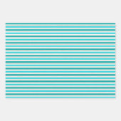 おもしろい素朴かわいい小さな鳥の家ストライプ々 ラッピングペーパーシート (正面3)