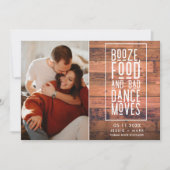 おもしろい素朴写結婚真 セーブザデート (正面)