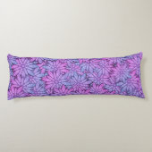 おもしろい紫色の花 ボディピロー (裏面)