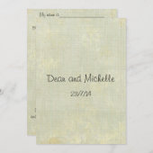 おもしろい結婚のアドバイス・コメント・カード アドバイスカード (正面/裏面)