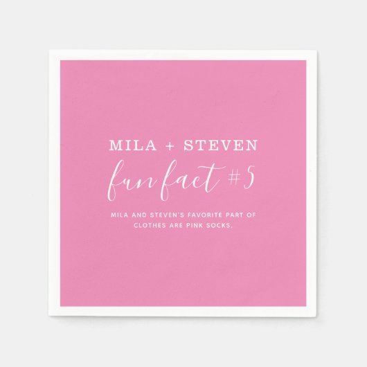 おもしろい結婚のナプキン スタンダードカクテルナプキン (正面)