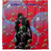 おもしろい結婚の贈り物アイディア – シャワーカーテン (正面)