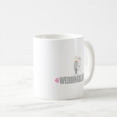 おもしろい結婚の コーヒーマグカップ (正面右)