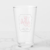 おもしろい結婚のI Do BBQ Red and Black Glass タンブラーグラス (裏面)