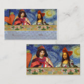 おもしろい結婚ズ座席表星の夜ファンタスティック プレイスカード (正面/裏面)