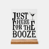 おもしろい結婚バー アクリルサイン (正面)