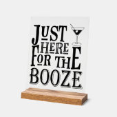 おもしろい結婚バー アクリルサイン (傾斜)