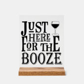 おもしろい結婚バー アクリルサイン (正面)