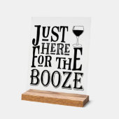 おもしろい結婚バー アクリルサイン (傾斜)