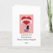 おもしろい結婚ラブラドール カード (裏面)