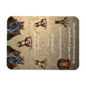 おもしろい結婚動物園 マグネット (横)