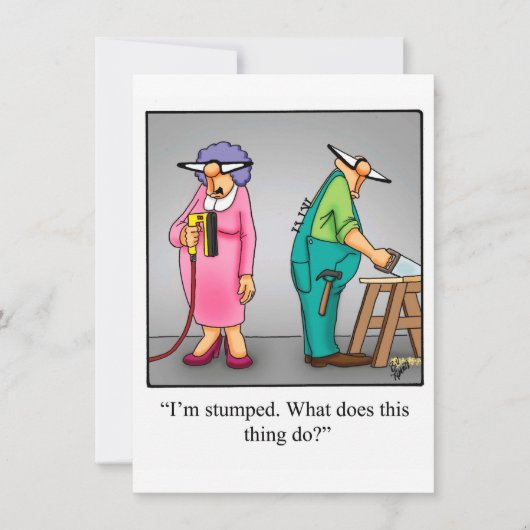 おもしろい結婚周年記念パーティの招待状 招待状 (正面)