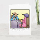 おもしろい結婚周年記念ユーモアグリーティングカード カード (正面)