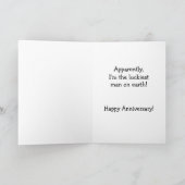 おもしろい結婚周年記念 カード (内部)