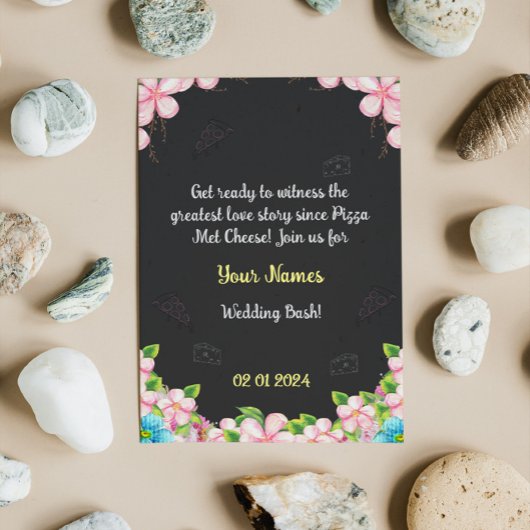 おもしろい結婚式招待状カード 招待状