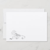 おもしろい結婚式招待状   招待状 (裏面)