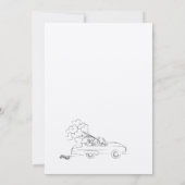 おもしろい結婚式招待状  招待状 (裏面)