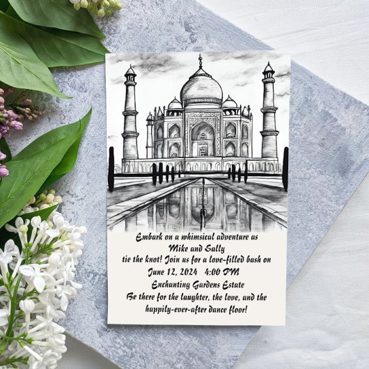 おもしろい結婚式招待状 招待状