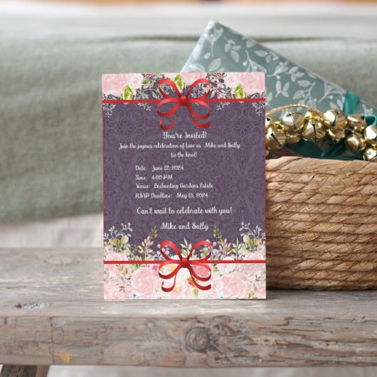 おもしろい結婚式招待状 招待状