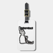 おもしろい結婚得の ラゲッジタグ (正面縦)