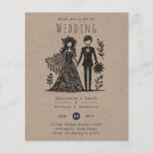 おもしろい結婚漫画新郎手描き (正面)