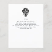 おもしろい結婚漫画新郎手描き (裏面)