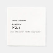 おもしろい結婚猫の,リハーサルのディナー,ブライダルシャワー スタンダードカクテルナプキン (正面)