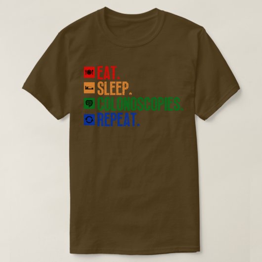 おもしろい結腸鏡贈り物13 Tシャツ (デザイン正面)
