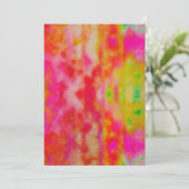 おもしろい絞り染めサンキューカード シーズンカード (スタンド正面)