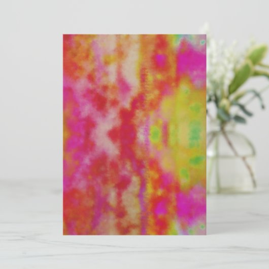 おもしろい絞り染めサンキューカード シーズンカード (スタンド正面)